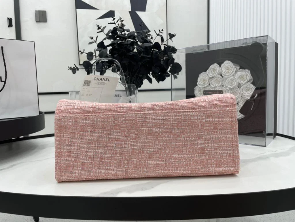 Chanel Deauville Tote 38cm Pink For Women A66941