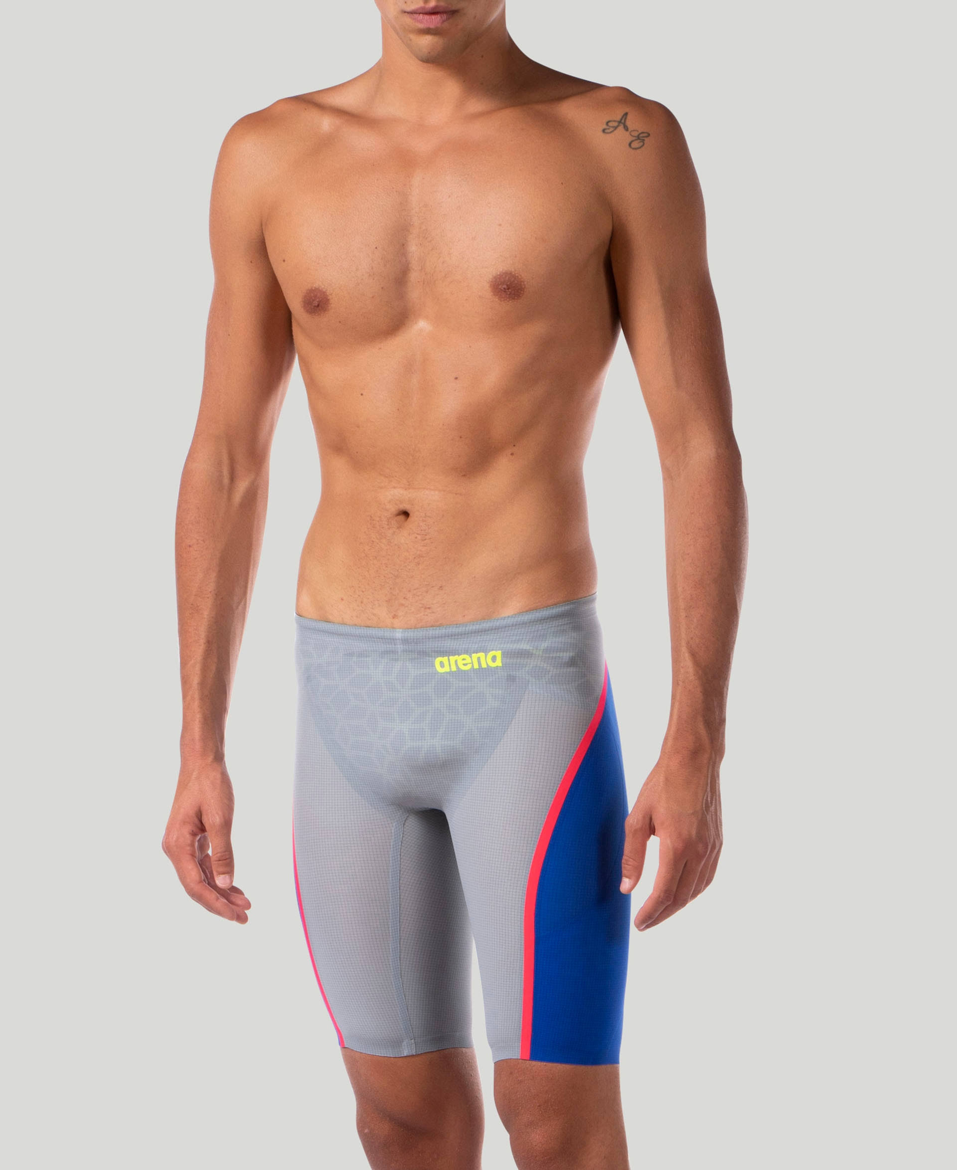 Arena 2a807 Powerskin Carbon Ultra - Jammer - Dark Grey-Fluo Yellow, 34