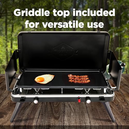 Hike Crew 2-in-1 Gas Camping Stove and Griddle | 20