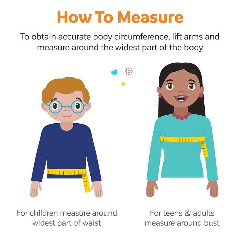 Fun and Function Blue Weighted Compression Vest for Kids &amp; Adults - Sports Supplies Online Store