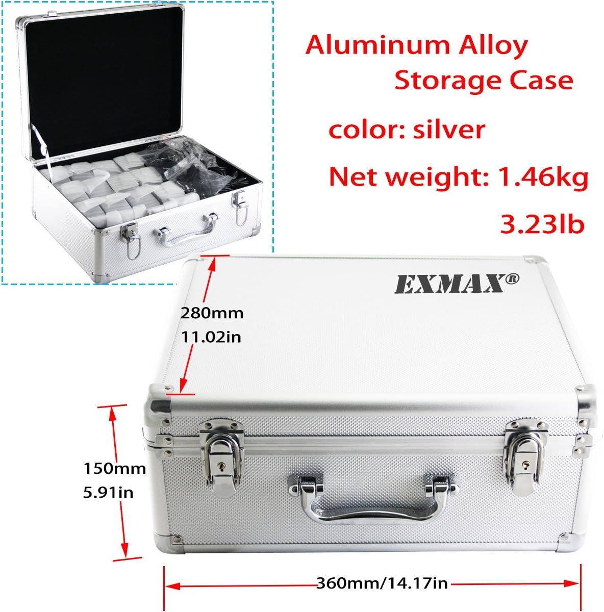 EXMAX ELGT-470 Wireless Tour Guide Whisper Acoustic Transmission System for Travel,Conference,Training,Hajj,Church