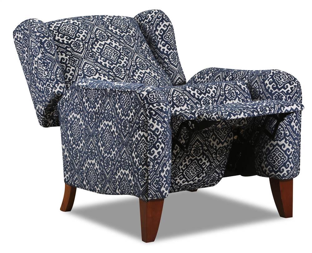Lane Ava High Leg Recliner Navy