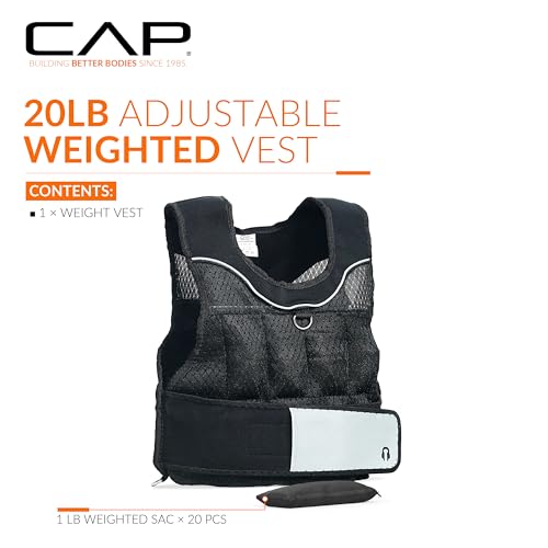 CAP Barbell Adjustable Weighted Vest | Various Sizes