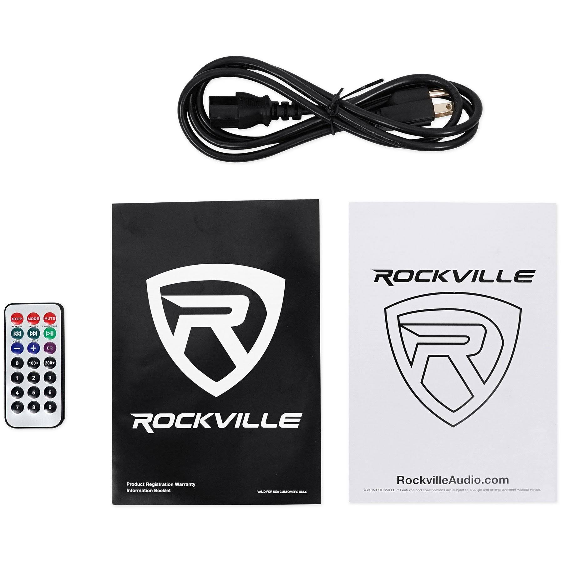 Rockville BPA12 12x22 Professional Powered Active 600W DJ PA Speaker W