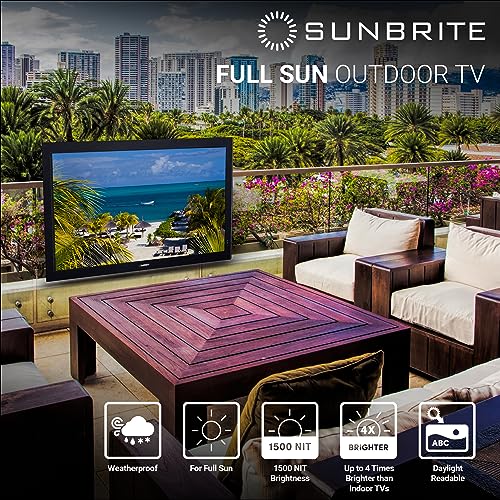 SunBrite Outdoor Television 4K with HDR - Pro 2 Series - for Full Sun - Smart Home Appliances