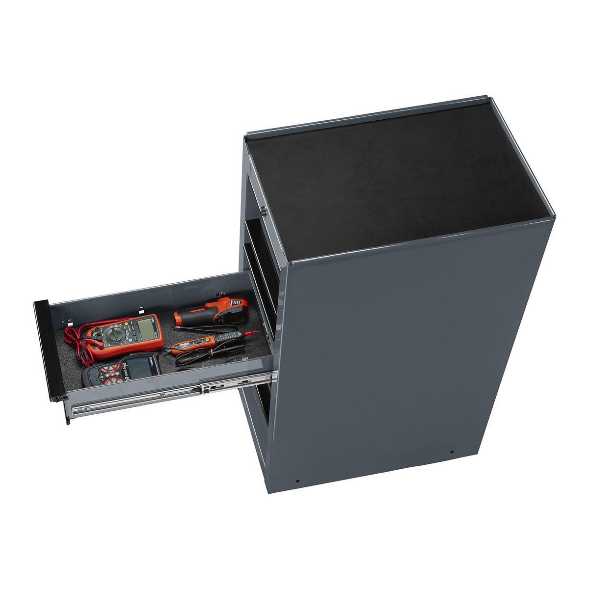 U.S. GENERAL 15 in. End Cabinet, Series 3, Slate Gray