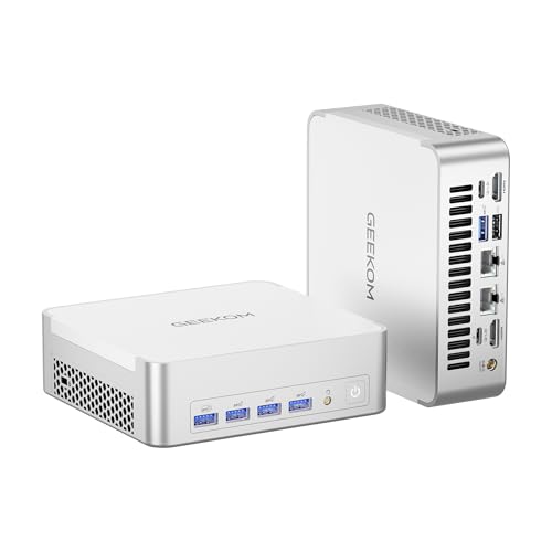 GEEKOM AE8 Max Mini Desktop Computer, AMD Ryzen7 8745HS(8C/16T,up to 4.9GHz),32GB DDR5 RAM & 1TB SSD
