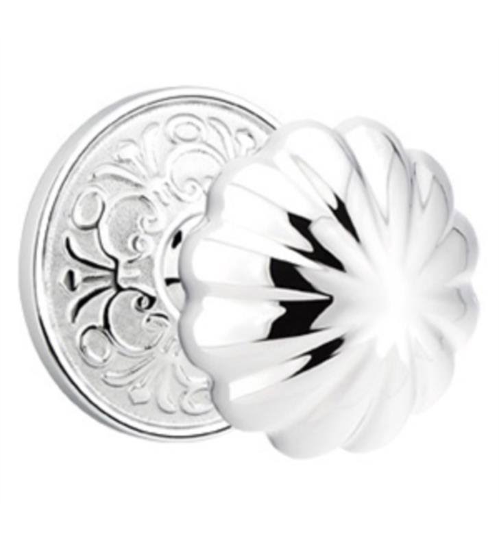 Emtek 8106RKUS15 Passage Rope Knob with Lancaster Rose Finish: Satin Nickel