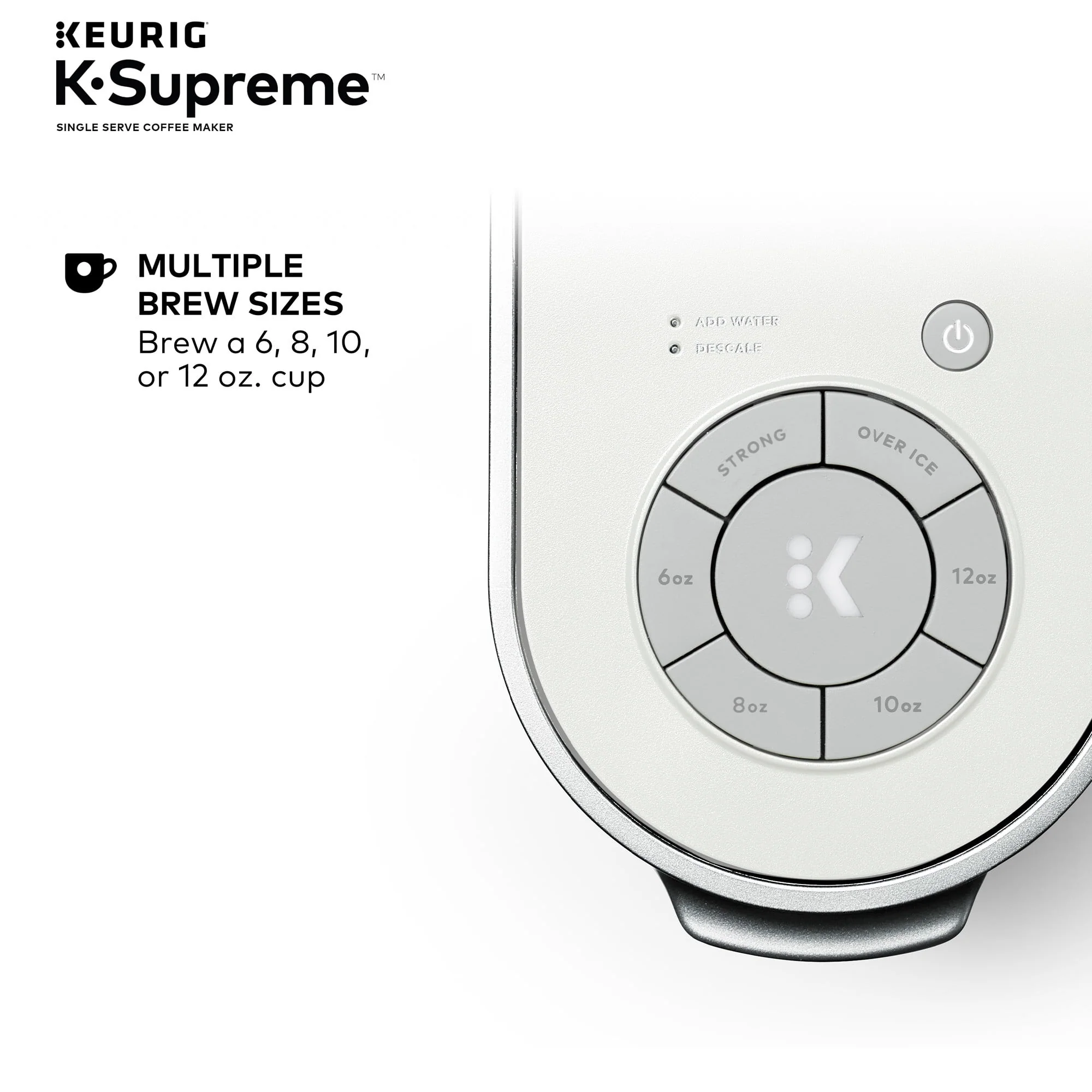 Keurig K-Supreme Single-Serve K-Cup Pod Coffee Maker, Black