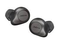Jabra Elite 85t - True wireless earphones with mic - in-ear - Bluetooth - active noise canceling - noise isolating - titanium bl