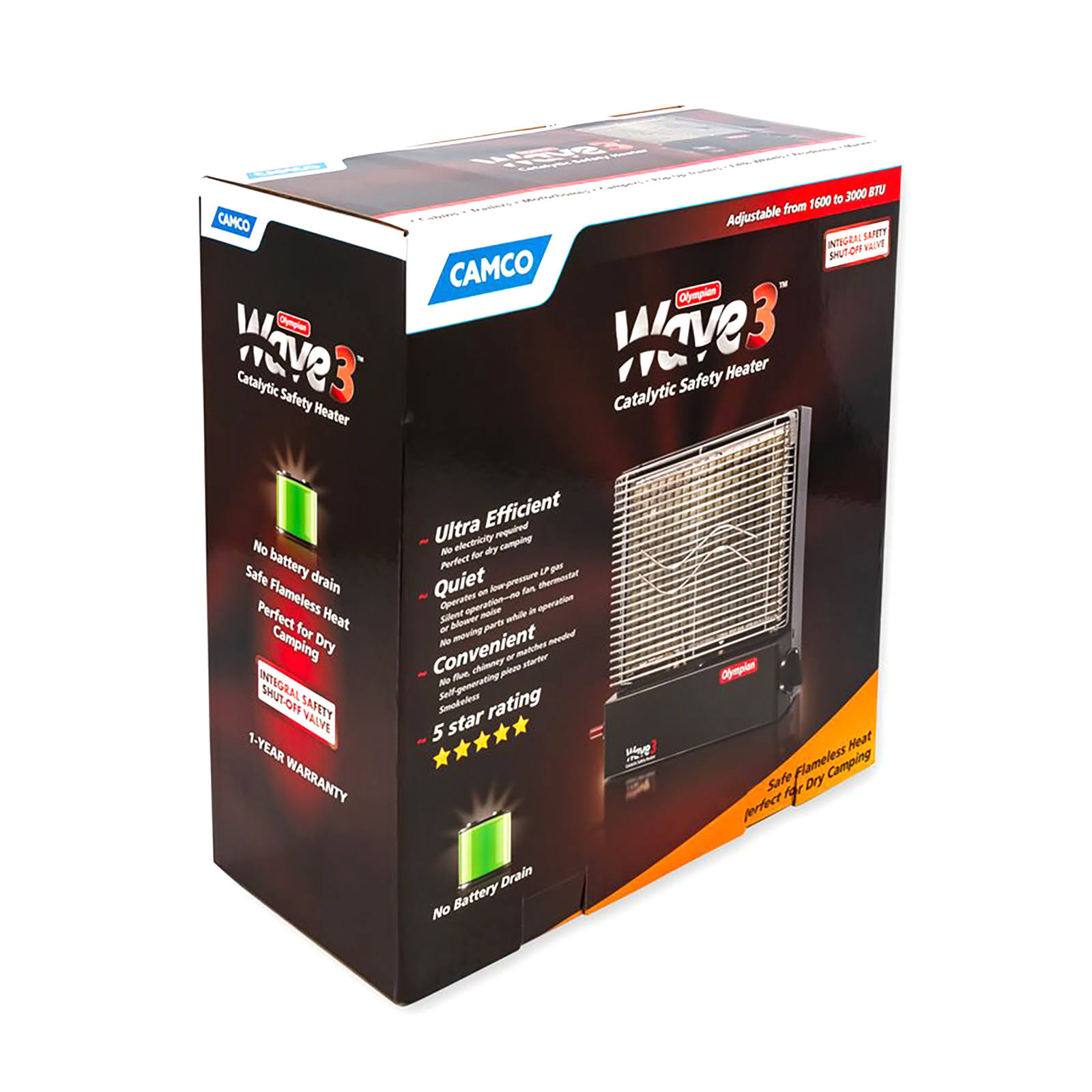 Camco 57331 Olympian Wave-3 Catalytic Heater