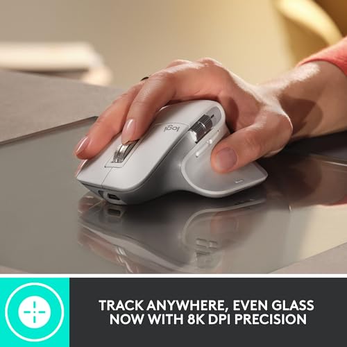 Logitech MX Keys S Combo - Performance Wireless Keyboard and Mouse with Palm Rest, Customizable Illumination, Fast Scrolling, Bluetooth, USB C