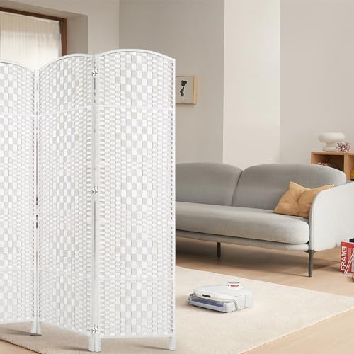 Room Divider, Room Dividers and Folding Privacy Screens, 16in Privacy Screen, 6 Panel Temporary Wall Partitions, 6ft Space Separation Panel Screen