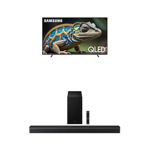 Samsung 43-Inch Class QLED 4K Q60D Series Quantum HDR Smart TV w/Object Tracking Sound Lite, Motion Xcelerator, Slim Design, Gaming Hub