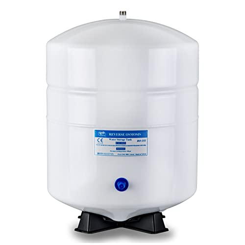 iSpring T32M Pressurized Water Storage Tank with Ball Valve for Reverse Osmosis RO Systems - Smart Home Appliances