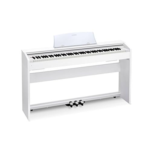 Casio Privia PX-770 – 88-Key Weighted Console Digital Piano | Tri-Sensor II Scaled Hammer Action Keys | AiR Sound Source, 19 Tones, Concert Play
