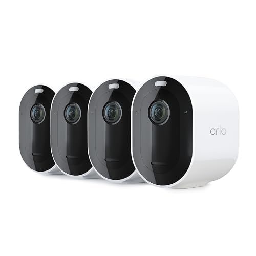 Arlo Pro 5S Spotlight Security Camera 2K HDR | Outdoor | Wireless | Dual-Band Wi-Fi Connects to Strongest Network |12X Zoom, 2-Way Audio, Siren
