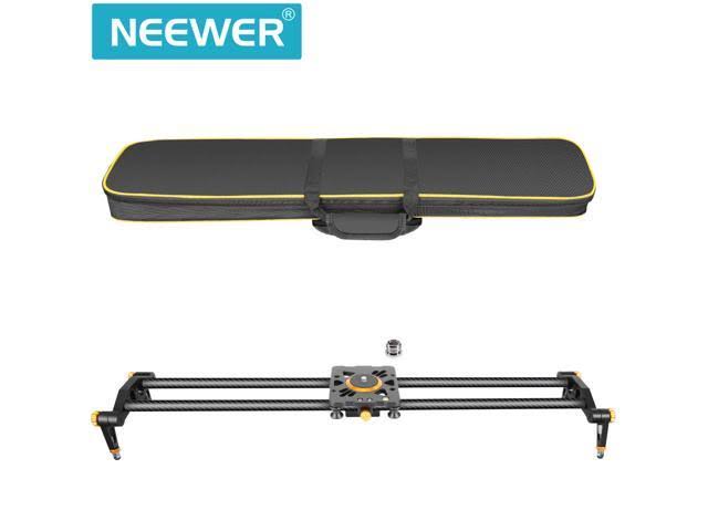 Neewer 23.6 inches/60 Centimeters Carbon Fiber Camera Track Slider Video Stabilizer Rail with 6 Bearings for Dslr Camera DV Vide