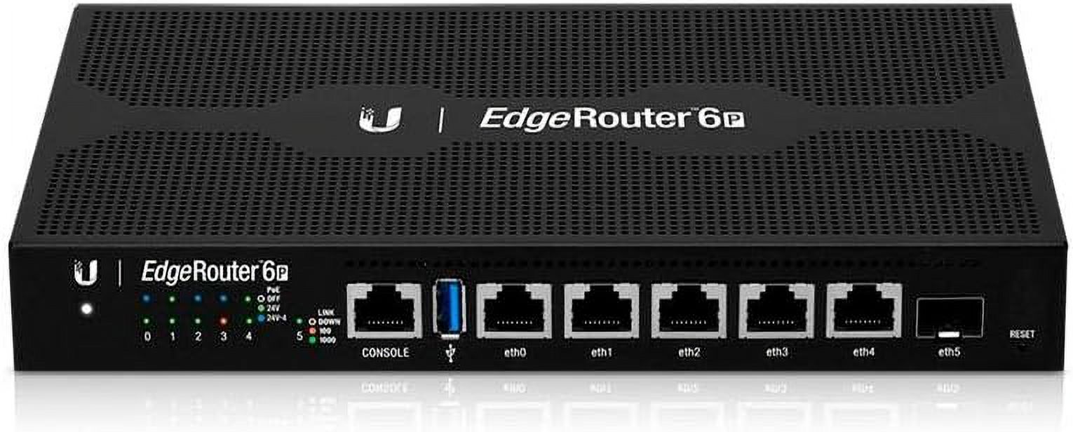 Edgerouter 6P ER-6P 6-Ports Gigabit Router 1 SFP Port; 3.4 Million Pps9