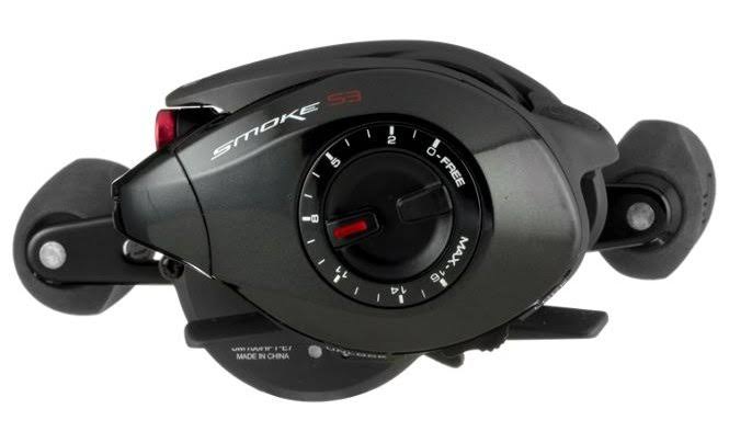 Zebco 21-35340 Quantum Smoke S3 SM100SPT 11bb 6.1:1 Right Hand Baitcast Reel