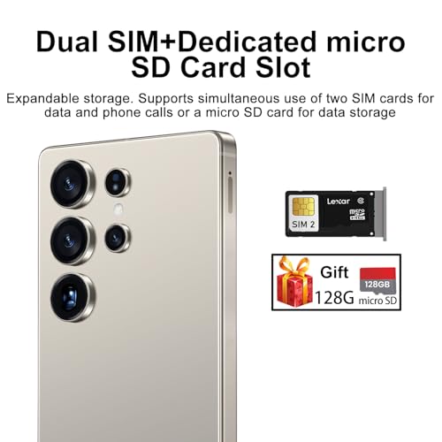 X25 Ultra 5G Cell Phone, Unlocked Android Smart Phone, 8+256GB+128GB Unlocked Android Phone