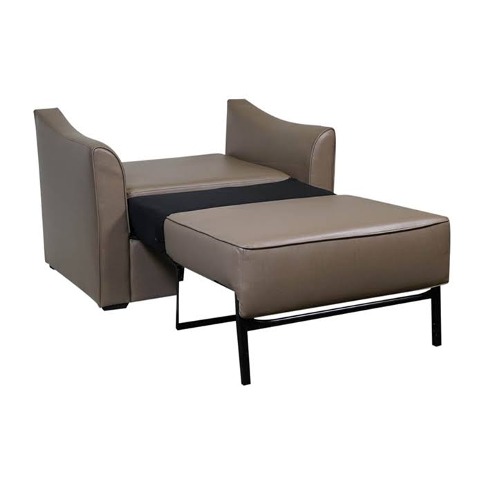 Camping World Allure Furniture Trifold Sleeper Chair in Tan