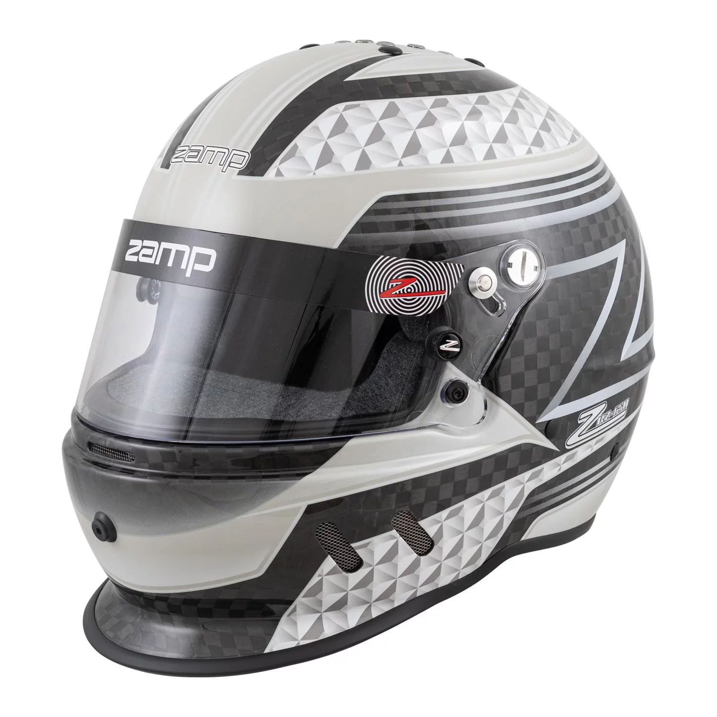 Zamp RZ-65D Carbon SA2020 Helmet, Black/Gray, Medium