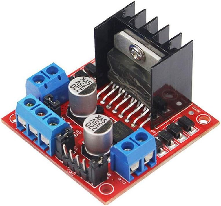 L298N Motor Drive Controller Dual H-Bridge Robot Stepper Motor Control Module And Smart Car Tire With DC Motor For Arduino UNO R3 Mega Smart Car Power
