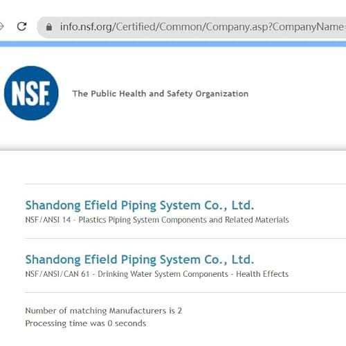 EFIELD 1/2 Inch 2 x100 ft Pex-b Pipe/Tubing NSF Certified For Potable Water - Shop Hardware Tools Online Store
