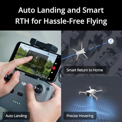 DJI Mini 3 Fly More Combo, Lightweight 3x Mechanical Gimbal Mini Camera Drone with 4K HDR Video, 3 Batteries for 114-min Flight Time