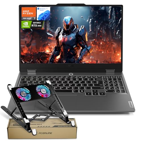 Lenovo LOQ 15 15ARP9 RTX 4050 Gaming Laptop, 15.6 FHD 144Hz IPS Display, AMD Ryzen 7 7435HS, NVIDIA GeForce RTX 4050, 64GB DDR5 RAM, 2TB SSD