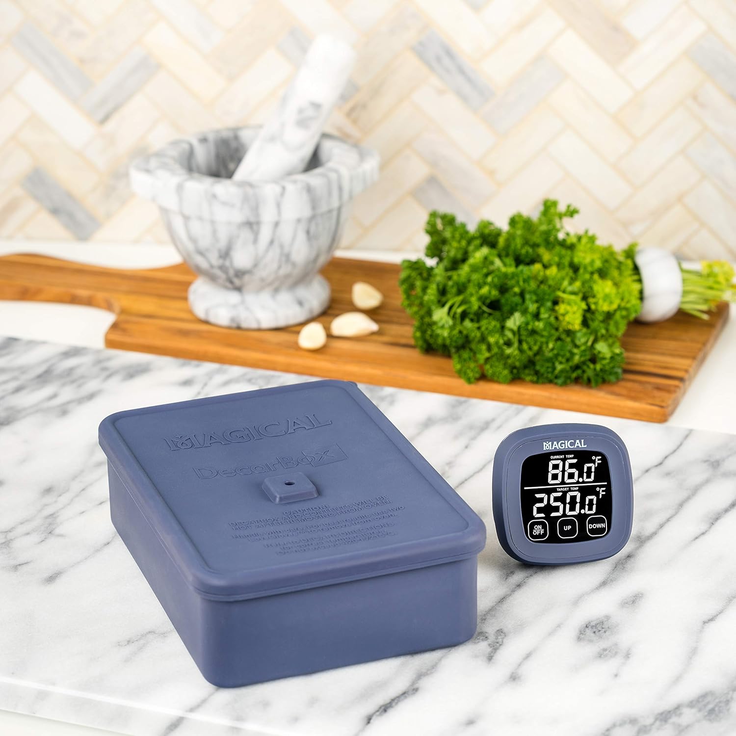 MAGICAL BUTTER Machine Decarboxylator Silicone Decarboxylation Decarbox Kit with Digital Thermometer