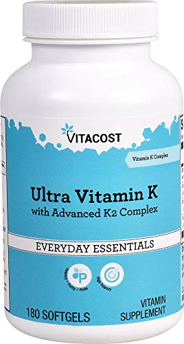 Vitacost Ultra Vitamin K with Advanced K2 Complex -- 180 Softgels by Vitacost Brand - Kansas Nuitrition - HNZSDS