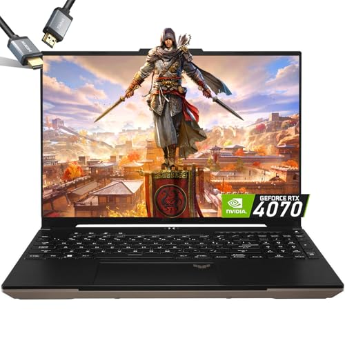 ASUS-TUF Gaming-Laptop RTX 4070 - i7-13620H - 15.6 FHD IPS Display - 64GB RAM -2TB PCIe SSD - RGB Backlit Keyboard - Windows 11 - G-SYNC - Gamer PC