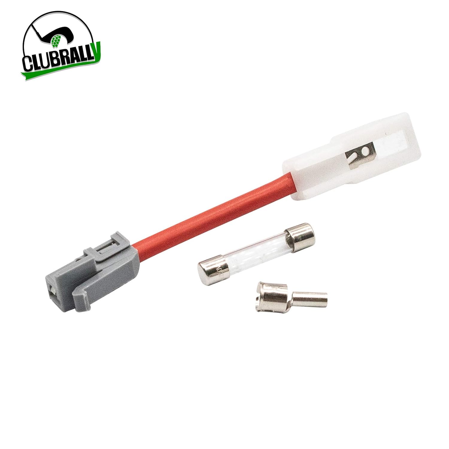 CLUBRALLY Club Car Charger Receptacle and Fuse Assembly Kit 102848701/102848702
