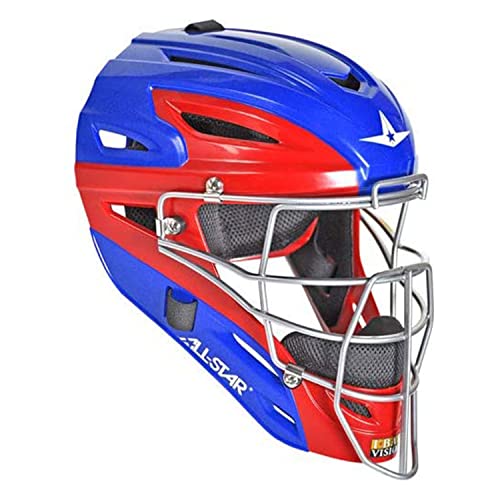 All-Star Catcher’s Gear Kit – Includes Helmet, Chest Protector & Leg Guards – Lightweight, Durable Baseball Protective Set, Meets NOCSAE