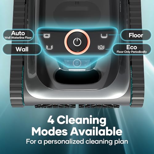 (2024 New) AIPER Scuba S1 Cordless Robotic Pool Cleaner, Pool Vacuum for Inground Pools, Wall and Waterline Cleaning, WavePath 2.0 Smart Navigation