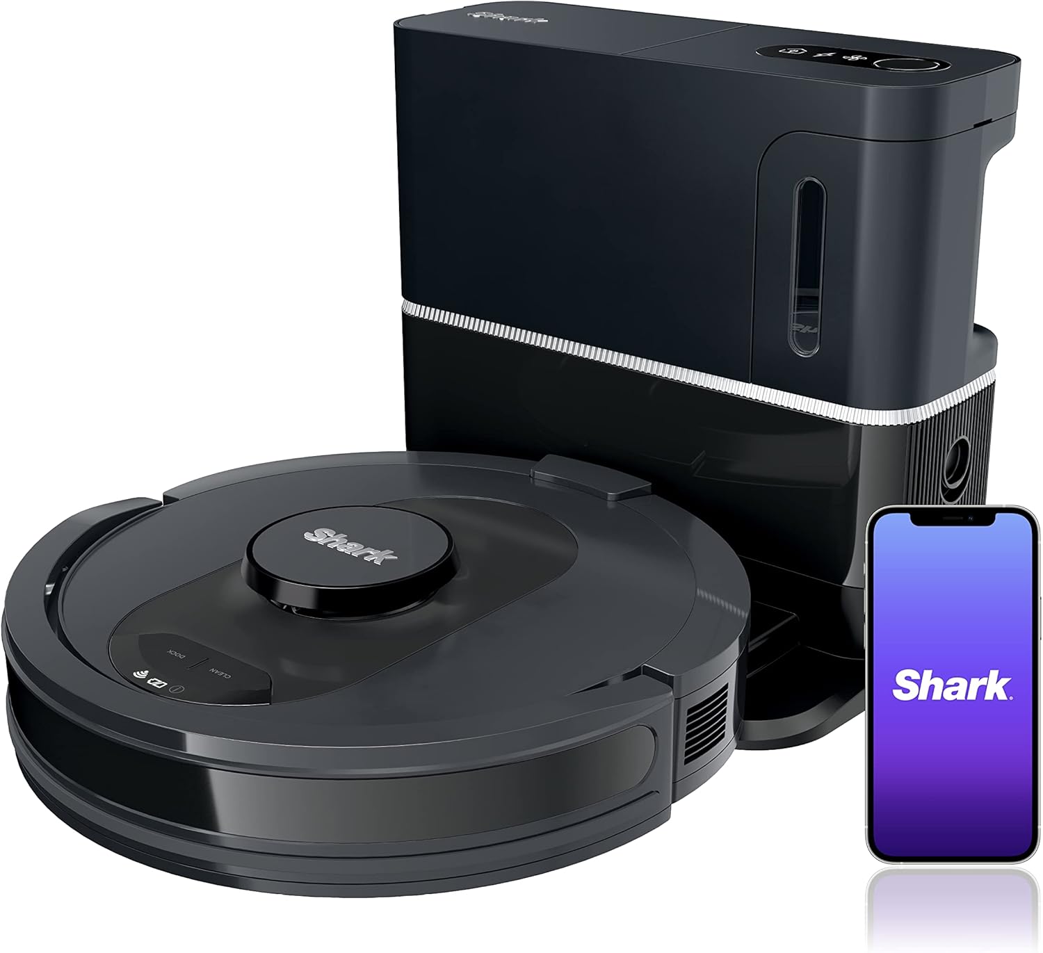 Shark RV2502AE AI Ultra Robot Vacuum with XL HEPA Self-Empty Base, Bagless, 60-Day Capacity, LIDAR Navigation, Smart Home Mapping, UltraClean