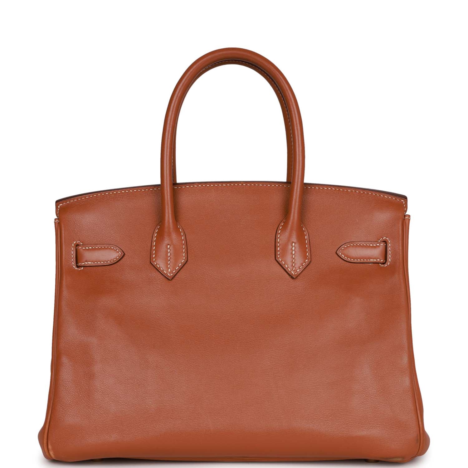 Pre-owned Hermes Birkin 30 Fauve Swift Gold Hardware