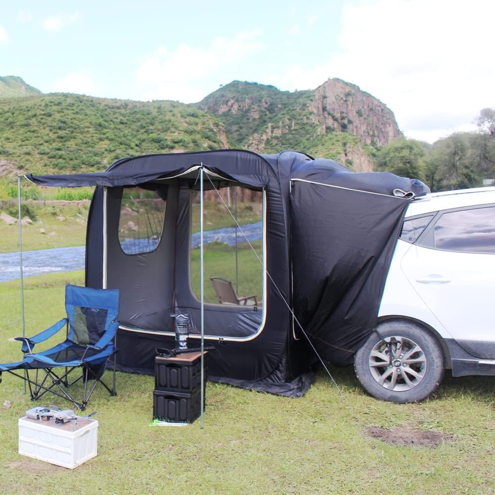 Aomxay SUV Tent，4-6 Person Pop Up Universal Tent，SUV Tents for Camping ，Suitable Camping Traveling Family Outdoor Activities