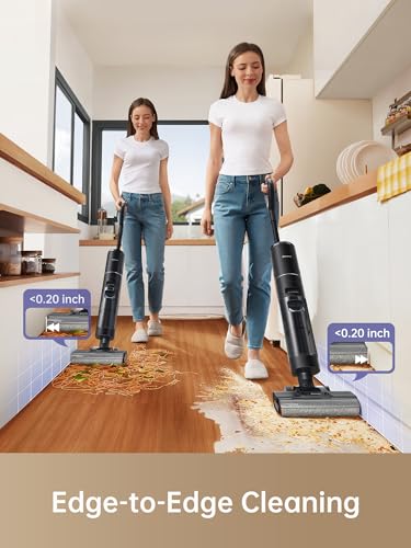 DREAME H12 PRO Wet Dry Vacuum Cleaner, Cordless Vacuum Mop All in One, Smart Floor Cleaner for Hard Floor