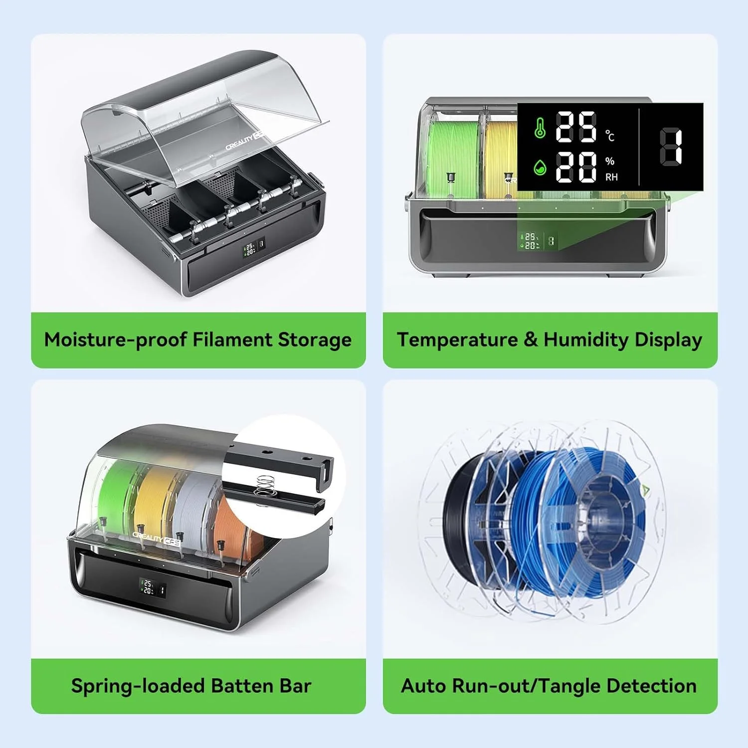 Creality Filament System-CFS 16 Colors Auto Filament Identification &amp; Switch &amp; Relay for K2 Plus