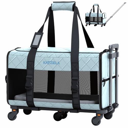 Pet Carrier Airline Approved - Dog Carrier with Wheels - TSA Airline Approved Dog Carrier