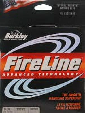 Berkley Fireline Fused Original Superline 300 Yd spool(14/6-Pound,Smoke)