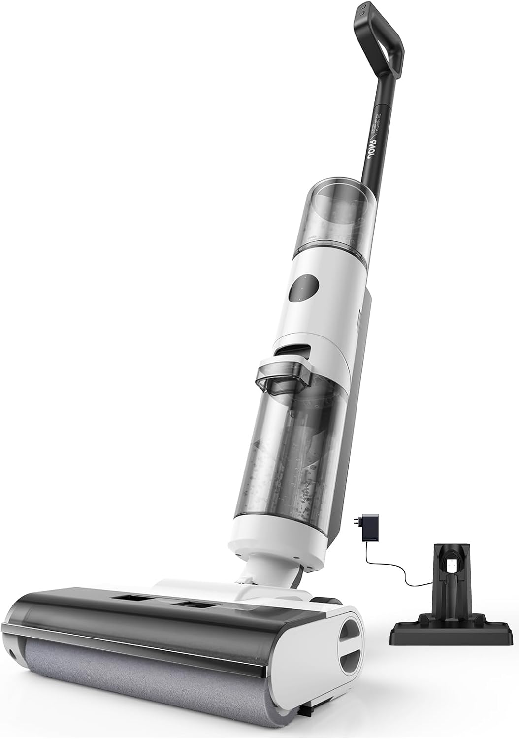 ED12 Cordless Wet Dry Vacuum Floor Cleaner and Mop Combo, Edge Cleaning, One-Step Cleaning, Electric Mop with Suction, 850ml Water Tank