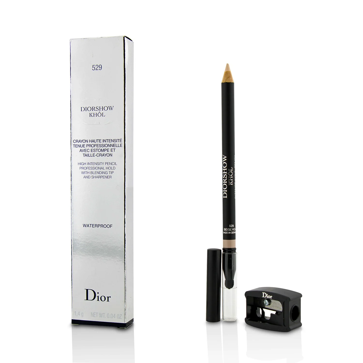 Christian Dior Diorshow Khol Pencil Waterproof With Sharpener - # 009 White Khol  1.4g/0.04oz