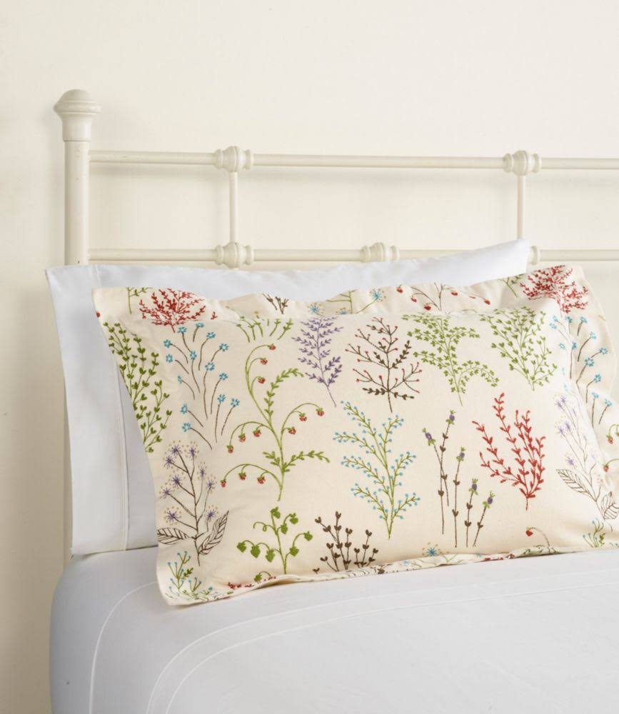Ultrasoft Comfort Flannel Comforter Cover Collection, Botanical Floral Tan King Size | L.L.Bean