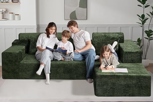 HABUTWAY 105" L-Shape Modular Sectional Sofa Couch for Living Room,No Assembly Required,Modular Comfy Sofa with Deep Seat for Living Room Bedroom