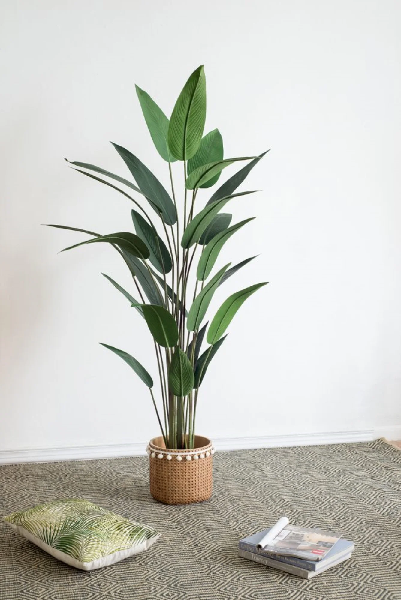CC Home Furnishings Bird of Paradise Artificial Potted Tree - 6'
