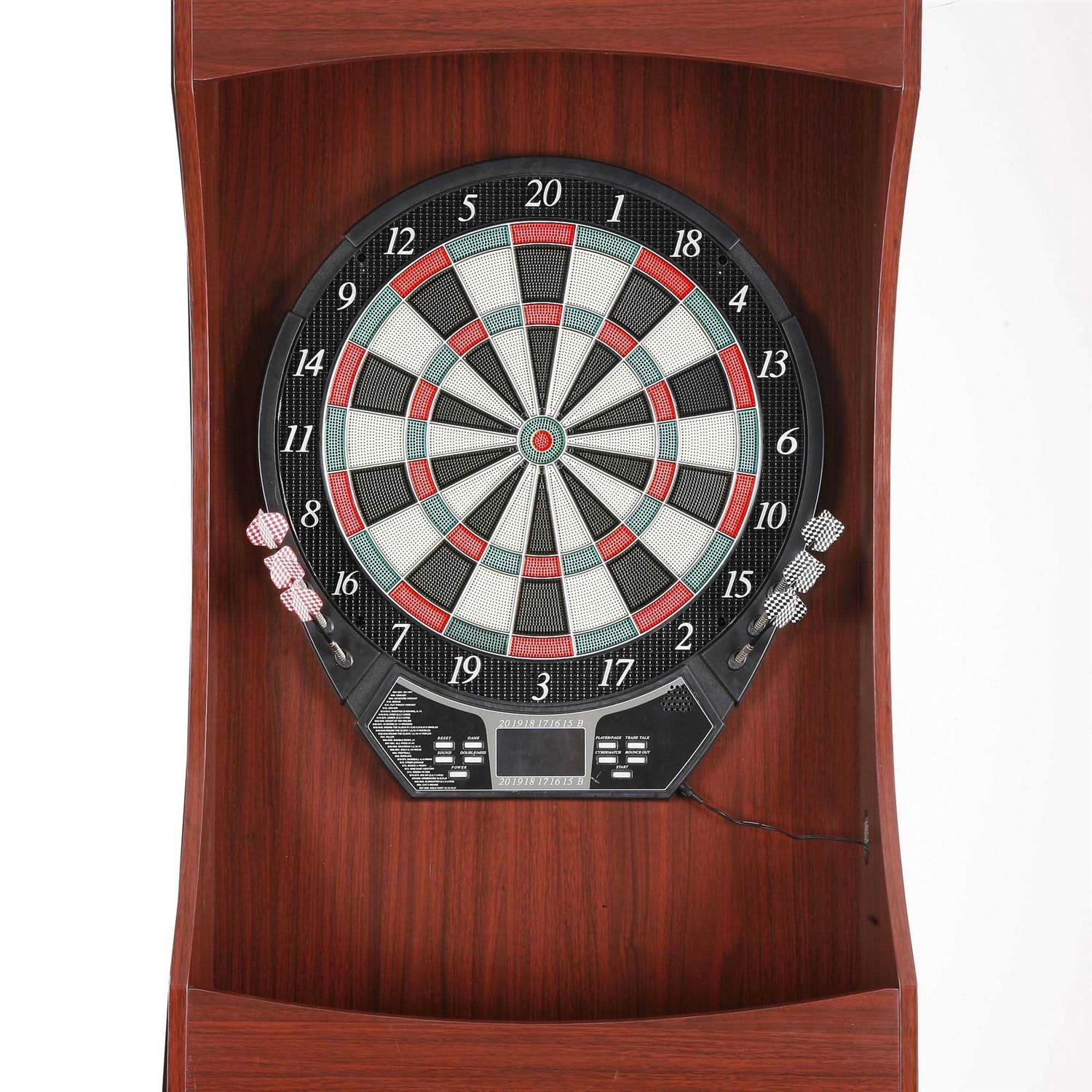 Hathaway Outlaw Free Standing Dartboard Cabinet Set - Sports Supplies Online Store